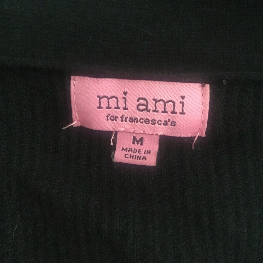 Black pocket knot cardigan - Picture 8 of 9